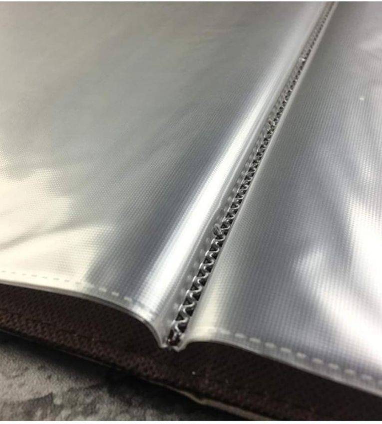 Porte-Menu A4 Effet Bois Wood Grain – 8 Pages / 16 Vues Style Naturel Élégant